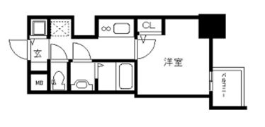ララプレイス三宮ルミナージュの間取り画像