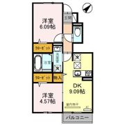 アリビオ西内貴(ﾆｼﾅｲｷ)の間取り画像