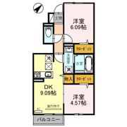 アリビオ西内貴(ﾆｼﾅｲｷ)の間取り画像