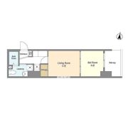 アクシーズタワー大門町の間取り画像