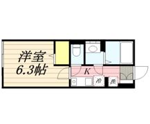 オーキッドプレイス立川の間取り画像