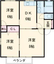 ベルデュール里の間取り画像