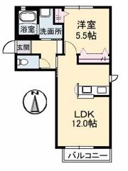 レジェルテ C棟の間取り画像