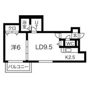 ノーブル円山の間取り画像