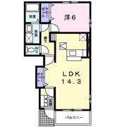 アンジュ・ドゥ・ボヌールBの間取り画像