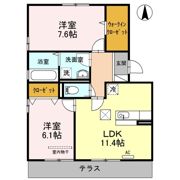 RUPOSE Ⅰの間取り画像