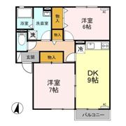 ロイヤルガーデンコート Bの間取り画像