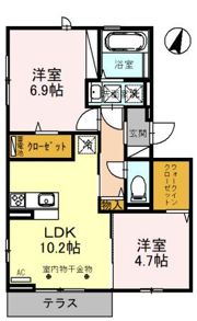 ラ・ビュー7の間取り画像