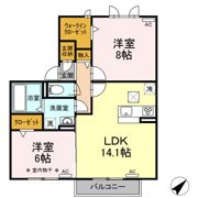 レジデンス ラシュレⅢ(ﾚｼﾞﾃﾞﾝｽﾗｼｭﾚｽﾘｰ)の間取り画像