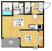 Regalest Mon(モン)の間取り画像