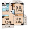 サンシティ名西通の間取り画像