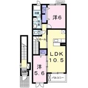 アルバシエロⅠの間取り画像