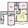 マグノーリア横田Ⅱの間取り画像