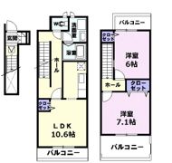 グラン フルールの間取り画像