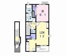 ソレイユAの間取り画像