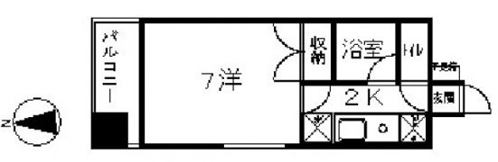 ボヌール千田の間取り画像