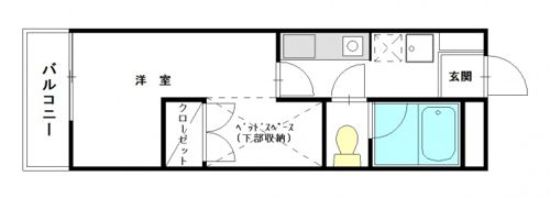 ルームサンコートの間取り画像