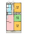 ルミエール北田宮の間取り画像