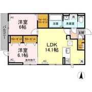 グランディール南佐古の間取り画像