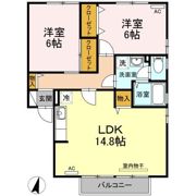 ヴェールメゾン D棟の間取り画像