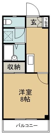 ハイム眉山の間取り画像