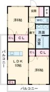リベール川内の間取り画像