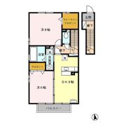 セジュール薫風 Bの間取り画像