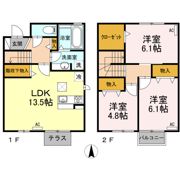 ヴィオラ Bの間取り画像