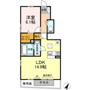 フェリスコート B棟の間取り画像