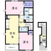 リバーセレッソ・Wの間取り画像