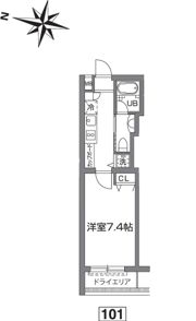 プライムアーバン烏山コートの間取り画像