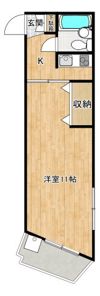 煉瓦館72の間取り画像
