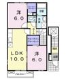 ウエストハーモニーの間取り画像