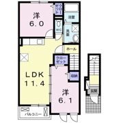プルマージュⅠの間取り画像