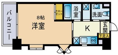 エスポワール春日野道2の間取り画像