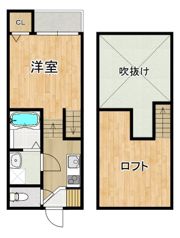 modern palazzo平和Liebeの間取り画像
