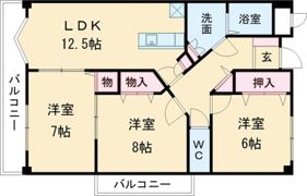 レイ・ブリック若園の間取り画像