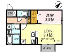 ハイエストヒル A棟の間取り画像