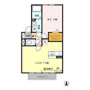 セジュールきよし Aの間取り画像