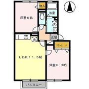 FLOR B棟の間取り画像