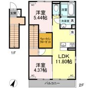 フォルホータの間取り画像