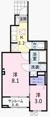 メゾンエレガンテの間取り画像