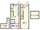 ハーベストAの間取り画像