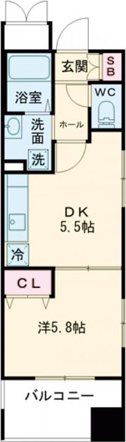 サムティ三宮レガニールの間取り画像