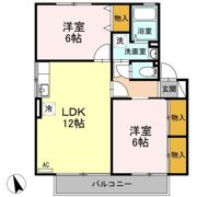 ジョリー若槻 Aの間取り画像