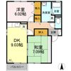 サンライズ夜市A棟/B棟 B棟の間取り画像