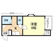 ピュア姪浜八番館の間取り画像
