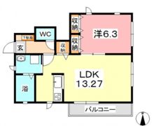 ソレイユ Aの間取り画像