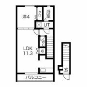 カプラン飾磨Vの間取り画像