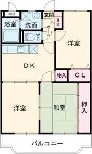モントレ妙見の間取り画像